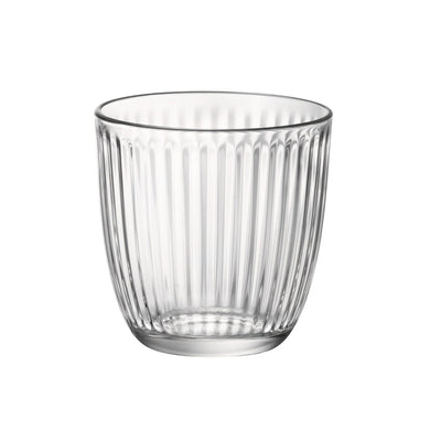 Glassæt Bormioli Rocco Line Med relief Gennemsigtig 6 enheder Glas 290 ml