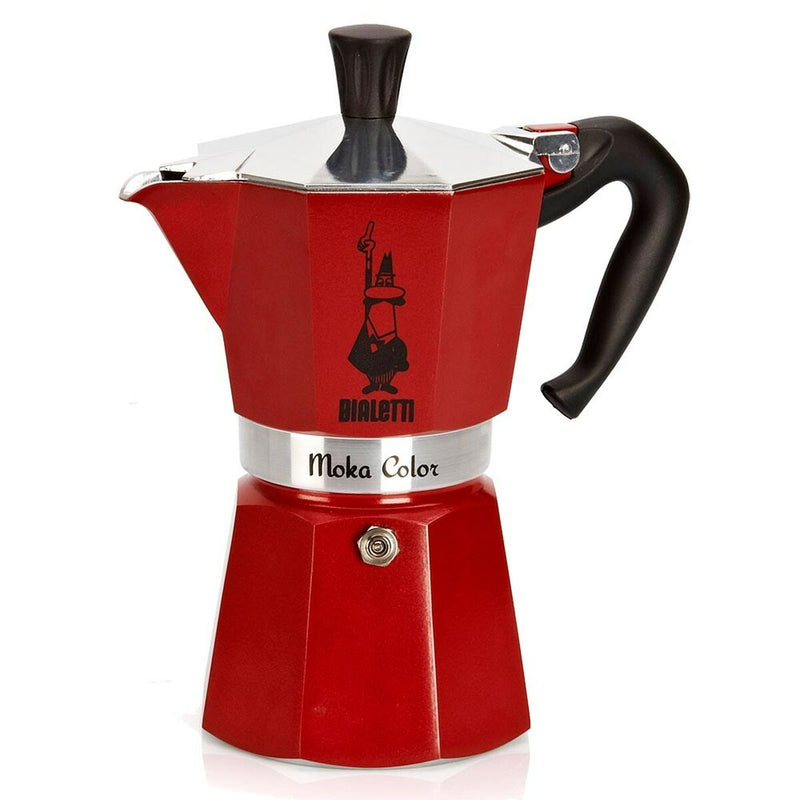 Italiensk Kaffebrygger Bialetti Moka Express Rød Aluminium 6 Kopper