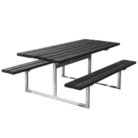 Se Hortus - Bord-/bænksæt "FRIGG" sort grundmalet og galvaniseret stel uden ryg L: 175 x B: 140 cm ❤ Kæmpe udvalg i Hortus - Køb online på udsalg og tilbud lige nu ❤ Billig fragt og hurtig levering - Varenummer: Bolig&Haven-42438317998332 og barcode / Ean: 5705858707891 på lager - Udsalg på Op til 57% rabat - Find tilbud fra over 2.739 mærker