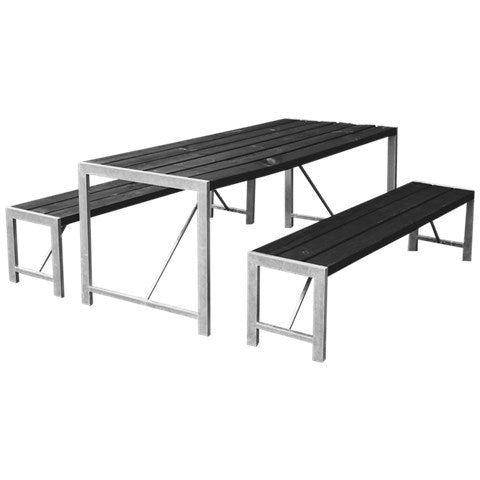 Se Hortus - Bord og 2 bænke H-model sort grundmalet og galv. stel ❤ Kæmpe udvalg i Hortus - Køb online på udsalg og tilbud lige nu ❤ Billig fragt • Hurtig levering - Varenummer: Bolig&Haven-42438318489852 og barcode / Ean: 5705858713441 på lager - Udsalg på Få op til 69% i rabat - Find over 1.798 brands på udsalg