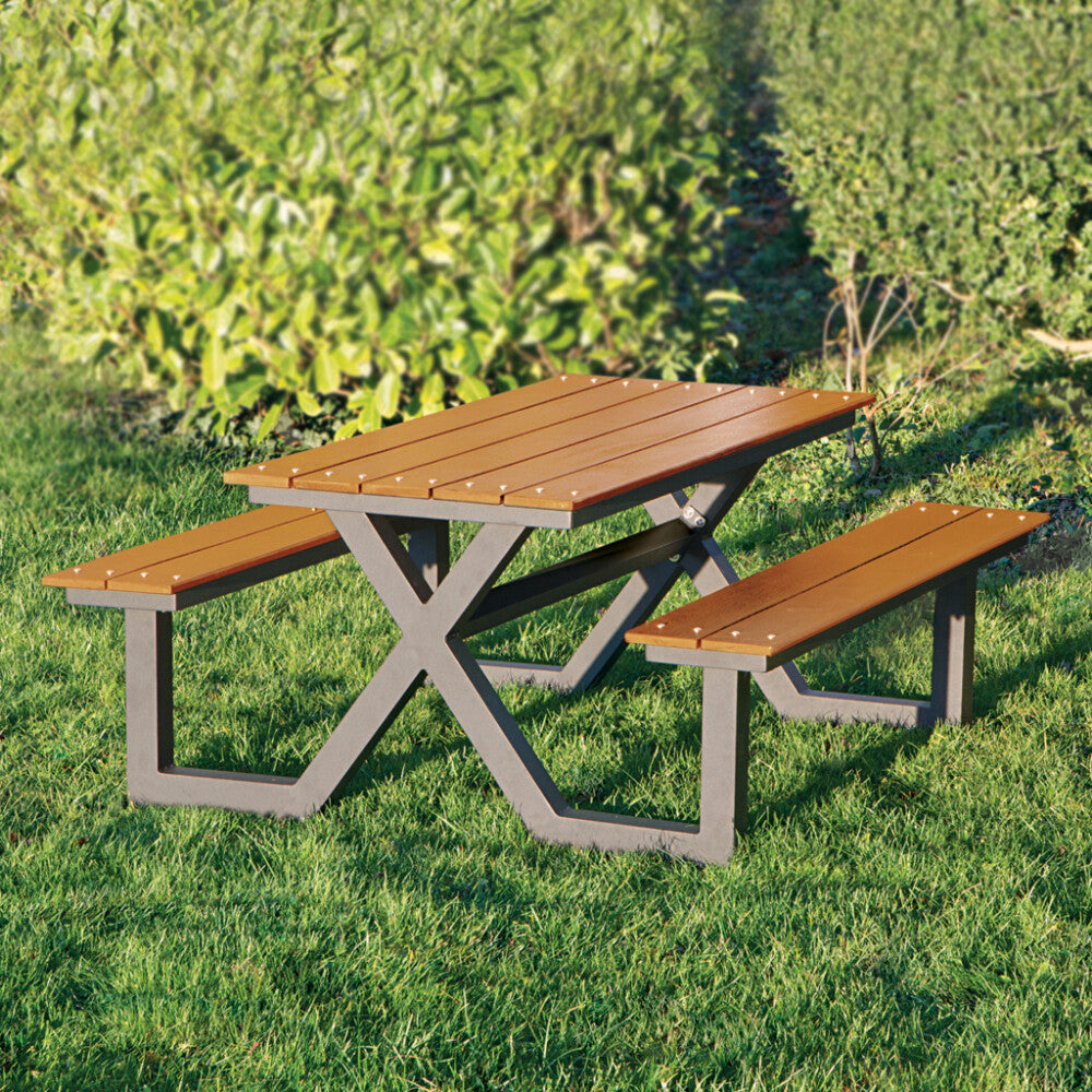 Se Hortus - Bord-/bænkesæt X-model teak nonwood og antracitstel, H: 72/44 x B: 151 x L: 176 cm ❤ Kæmpe udvalg i Hortus - Køb online på udsalg og tilbud lige nu ❤ Billig fragt • Hurtig levering - Varenummer: Bolig&Haven-50894064943434 og barcode / Ean: 5705858729176 på lager - Udsalg på Få op til 69% i rabat - Shop udsalg fra mere end 1.798 mærker