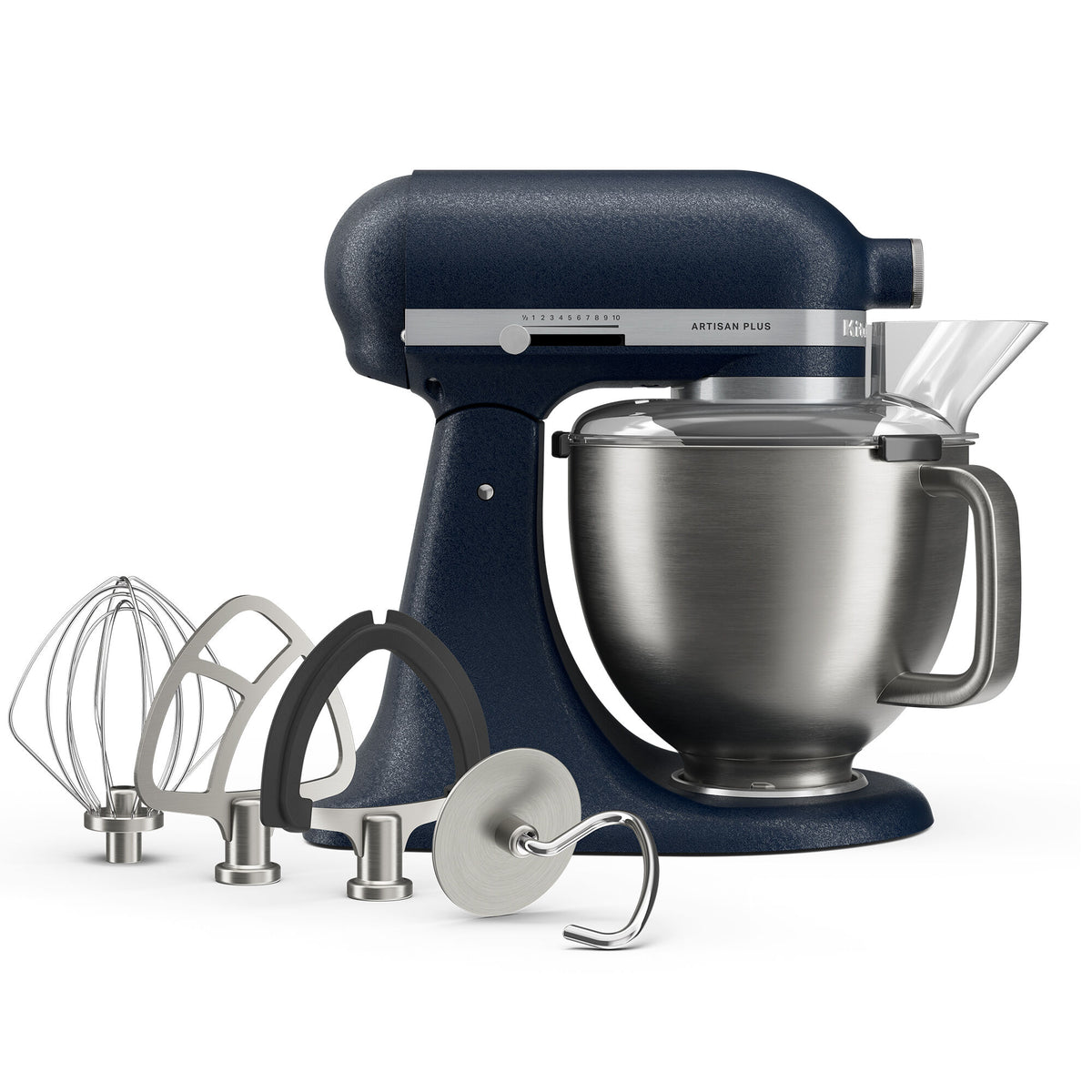 KitchenAid Artisan Plus køkkenmaskine på 4,7 liter i den dybe farve wild blueberry