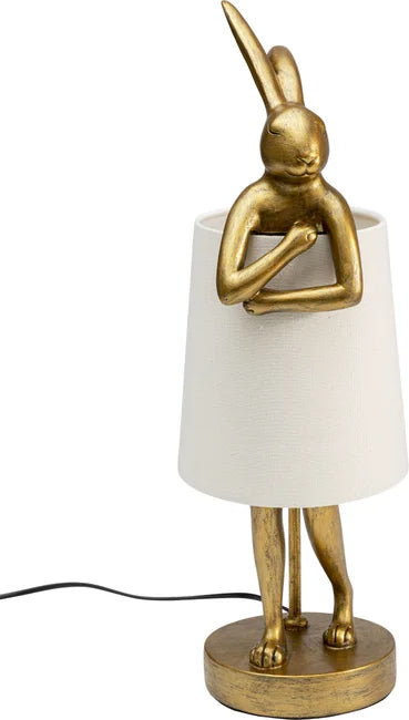 Se KARE DESIGN Animal Rabbit bordlampe - hvid linnedhør og guld polyresin/stål (H:50cm) ❤ Kæmpe udvalg i Kare Design - Køb online på udsalg og tilbud lige nu ❤ Billig fragt og hurtig levering - Varenummer: Boboonline-106395 og barcode / Ean: 4025621534747 på lager - Udsalg på Interiør,Belysning,Lamper,Bordlamper,
Interiør,
Belysning,
Lamper,
Dyrelamper,
KARE D Spar helt op til 79% - Kæmpe udsalg på over 739 brands