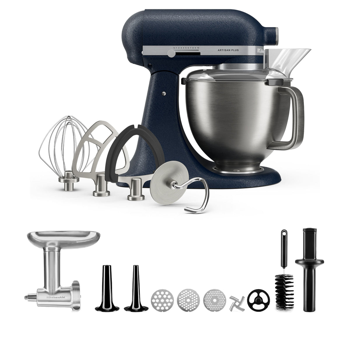 Kitchenaid Artisan Plus køkkenmaskine 4,7 liter i farven Wild Blueberry