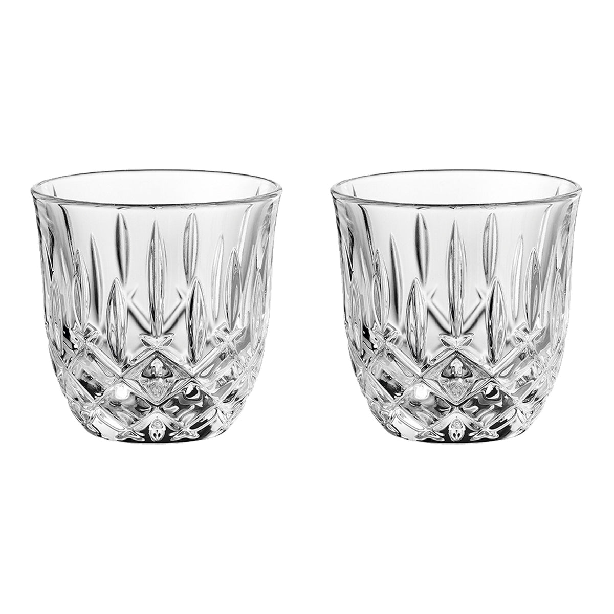 To klare Nachtmann Noblesse Barista espressoglas med slank form