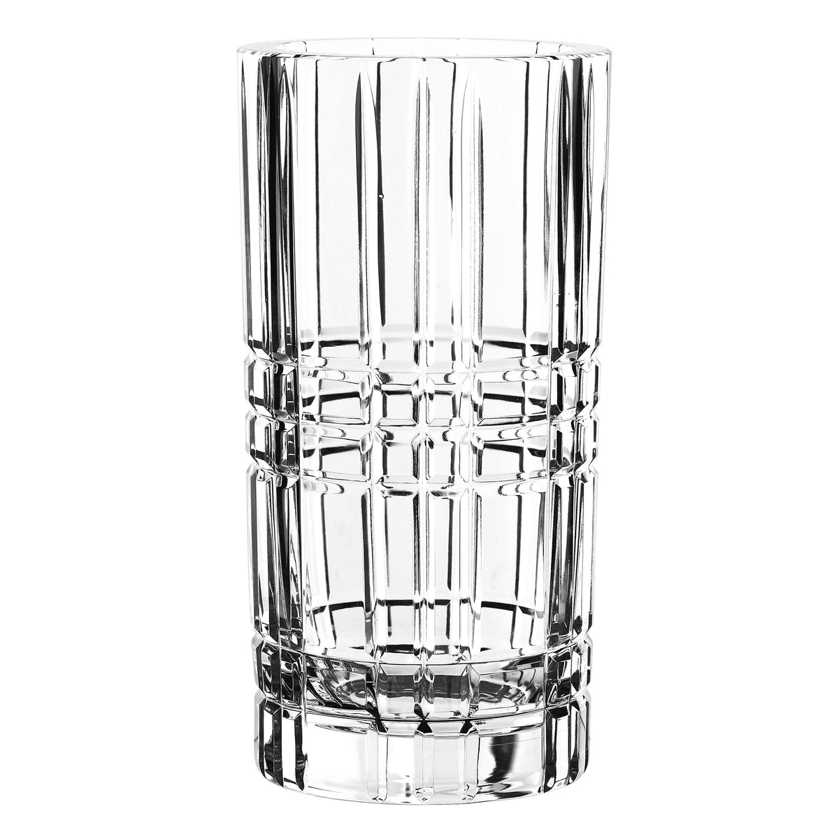 Nachtmann Square vase på 23 cm med geometrisk form