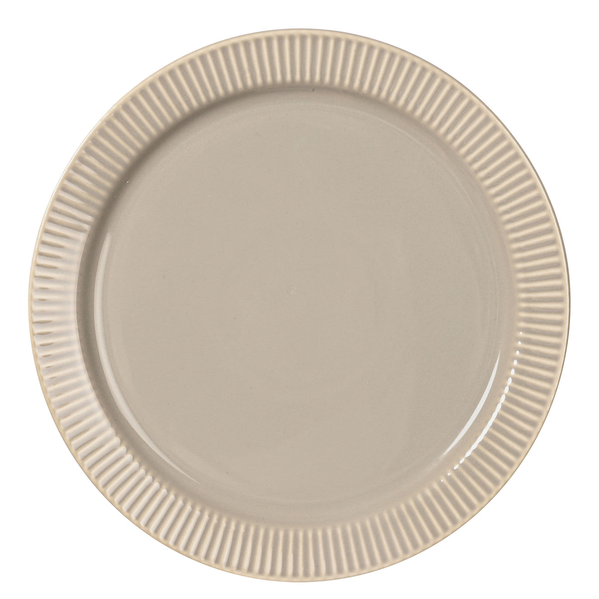 Beige Inka assiet fra Sagaform, mindre tallerken i serien Inka