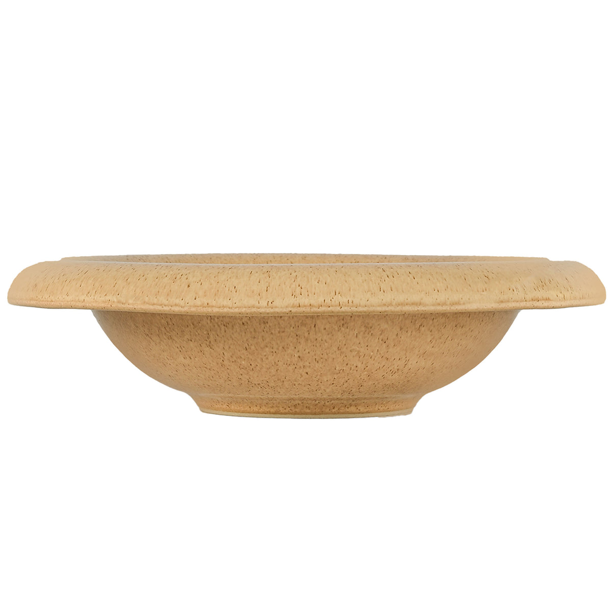 Beige Byon Porto dyb tallerken med chunky kant