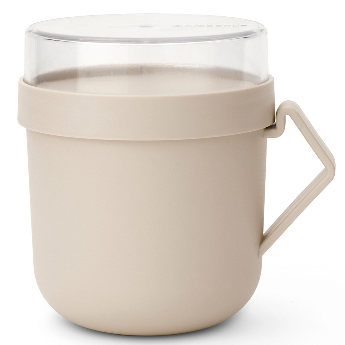 Brabantia Make & Take suppekrus på 0,6 liter i farven soft beige