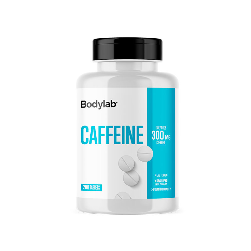 Bodylab Caffeine koffeintabletter, pakke med 200 tabletter