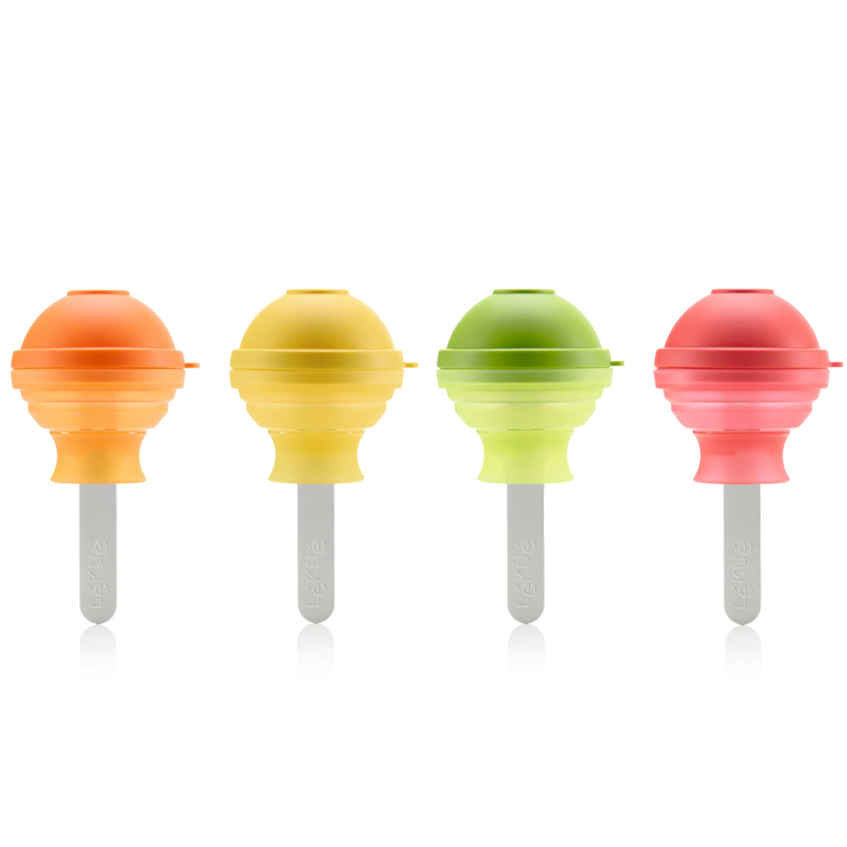 Lékué Lollipop isform til fire ispinde med tragtformet åbning