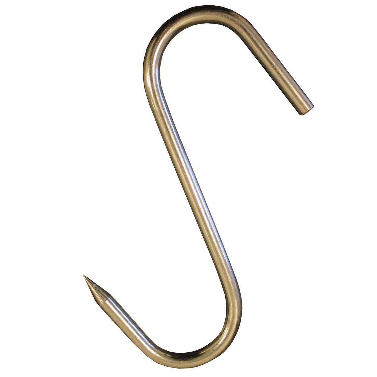 To Grey Oak slagterkroge på 20 cm og 9 mm til ophæng af vildt og fisk
