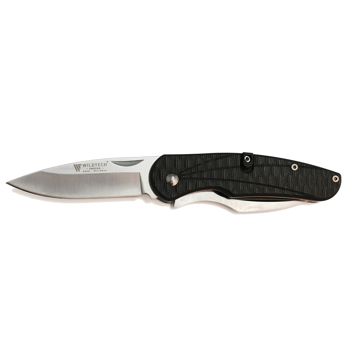 Sort Wildtech Bock lommekniv med to blade