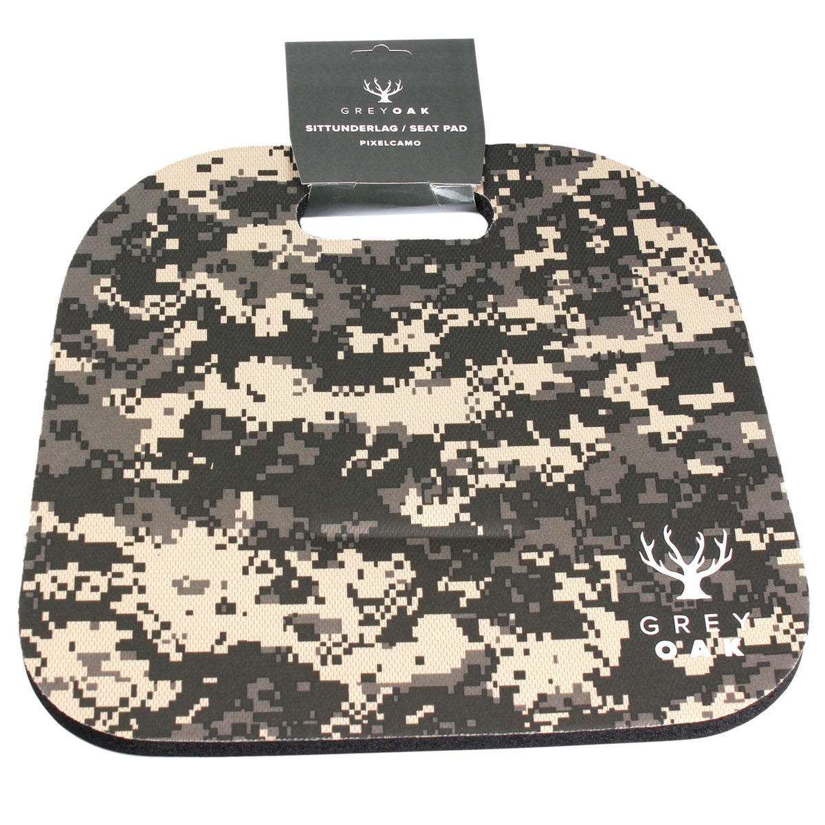 Grey Oak siddeunderlag i pixel-camo mønster