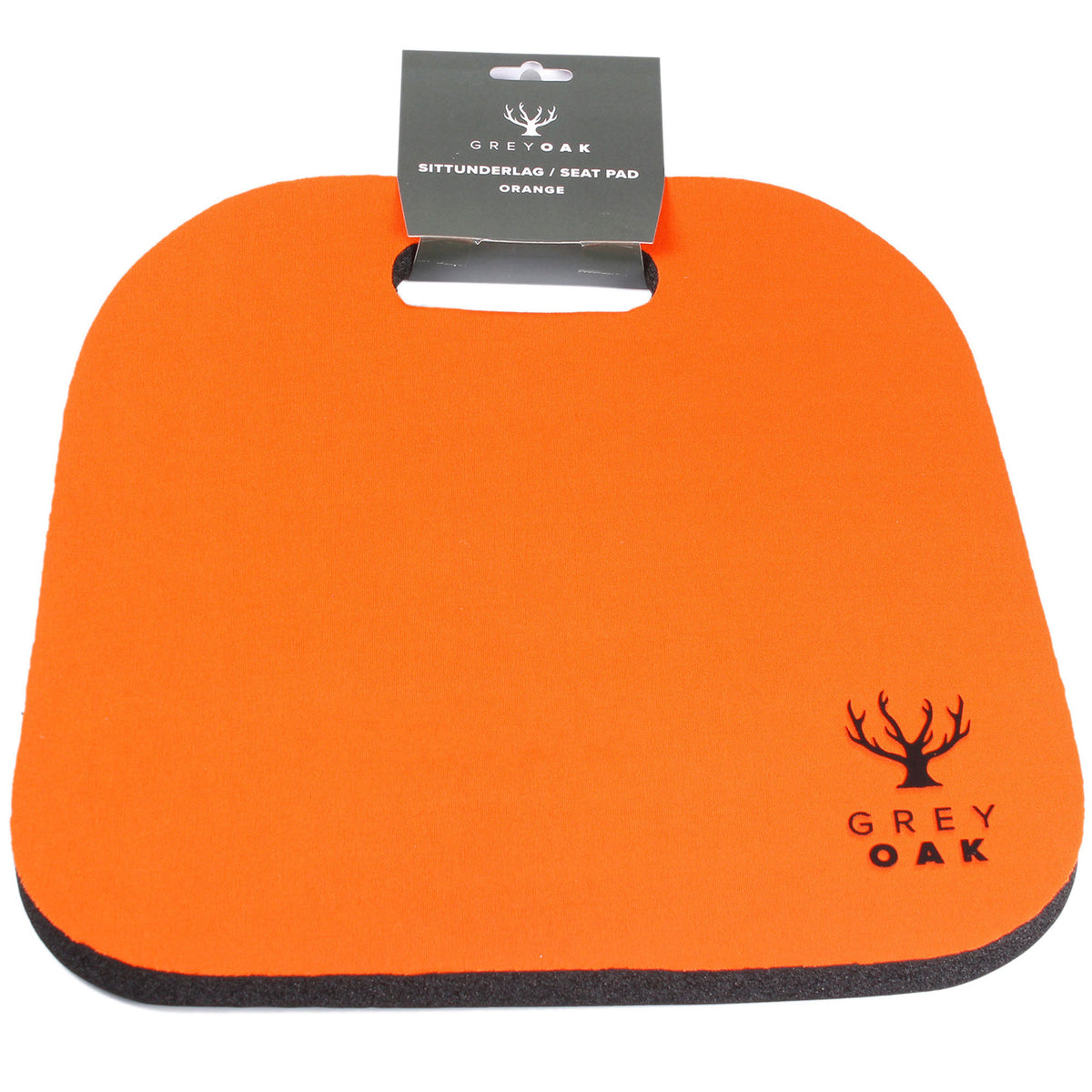 Orange siddeunderlag fra Grey Oak til friluftsliv