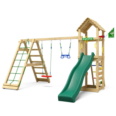 Se Jungle Gym - Legetårn Jungle Gym Cocoon m/2-Climb Module 200 og grøn rutsjebane ✔ Kæmpe udvalg i  Jungle Gym - Køb online på udsalg og tilbud lige nu ✔ Hurtig levering: 1 - 2 Hverdage samt billig fragt - Varenummer: BGH-50309923832138 og barcode / Ean: 5705858709833 på lager - Udsalg på Best selling products Spar op til 61% - Over 1354 kendte brands på udsalg