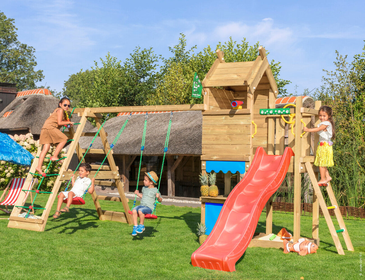 Se Jungle Gym - Legetårn Resort 2-Climb Module Rød Rutsjebane 125 cm Platform ❤ Kæmpe udvalg i Jungle Gym - Køb online på udsalg og tilbud lige nu ❤ Hurtig levering til lave fragtpriser - Varenummer: Bolig&Haven-61179819229514 og barcode / Ean: 5705858721729 på lager - Udsalg på Op til 61% rabat - Over 1.329 brands på online udsalg
