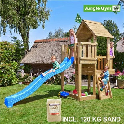 Se Jungle Gym Cubby legetårn komplet, inkl. 120 kg sand og blå rutschebane ❤ Kæmpe udvalg i Jungle Gym ❤ Hurtig levering: 1 - 2 Hverdage samt billig fragt - Varenummer: BGH-42438325797116 og barcode / Ean: '5705858714202 på lager - Udsalg på Best selling products Spar op til 64% - Over 1312 kendte brands på udsalg