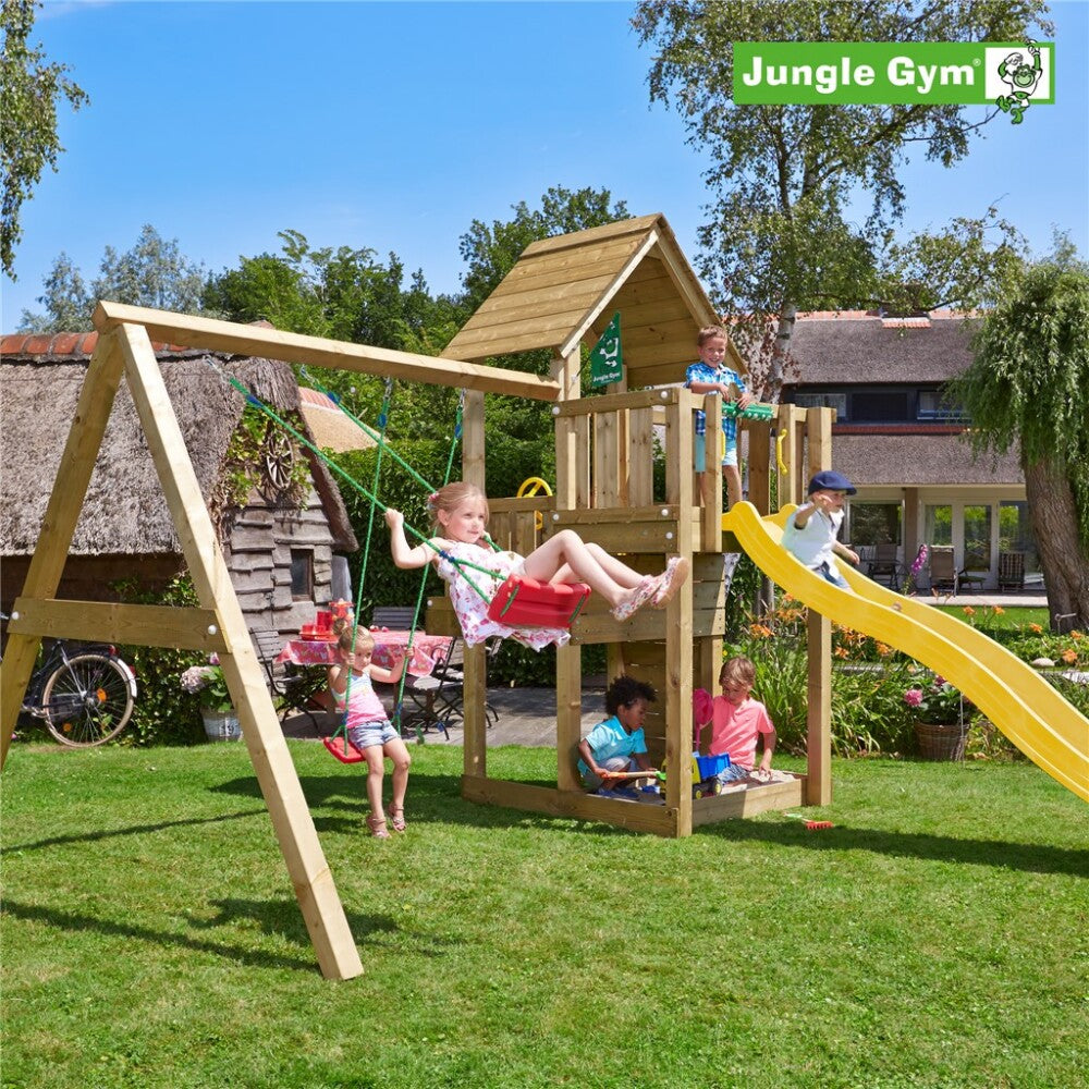 Se Jungle Gym - Legetårn Jungle Gym Cubby m/2-Swing Module 220 ekskl. rutschebane ❤ Kæmpe udvalg i Jungle Gym - Køb online på udsalg og tilbud lige nu ❤ Super billig fragt og lynhurtig levering - Varenummer: Bolig&Haven-50309919473994 og barcode / Ean: 5705858714219 på lager - Udsalg på Spar helt op til 73% - Stort udsalg på over 739 brands