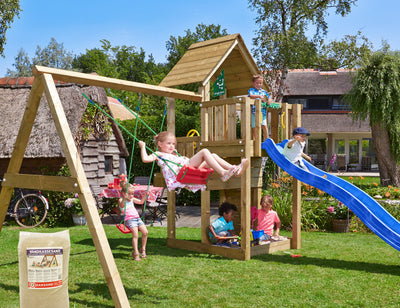Se Jungle Gym - Legetårn Jungle Gym Cubby m/2-Swing Module 220, blå rutschebane og 120 kg sand ✔ Kæmpe udvalg i  Jungle Gym - Køb online på udsalg og tilbud lige nu ✔ Hurtig levering: 1 - 2 Hverdage samt billig fragt - Varenummer: BGH-50309919113546 og barcode / Ean: 5705858714240 på lager - Udsalg på Best selling products Spar op til 55% - Over 1324 kendte brands på udsalg