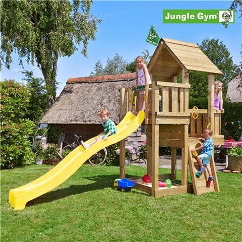 Se Jungle Gym Cubby legetårn komplet inkl. rutschebane ❤ Kæmpe udvalg i Jungle Gym ❤ Hurtig levering: 1 - 2 Hverdage samt billig fragt - Varenummer: BGH-42438325764348 og barcode / Ean: &