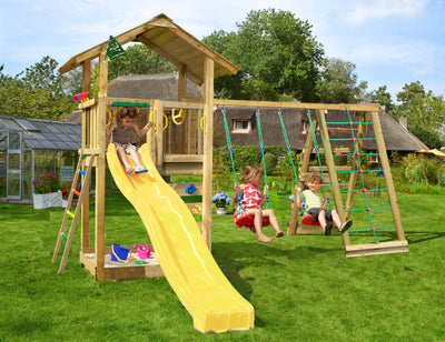 Se Jungle Gym - Legetårn Jungle Gym Sierra 2.1 m/2-Climb Module 220 og gul rutschebane ✔ Kæmpe udvalg i  Jungle Gym - Køb online på udsalg og tilbud lige nu ✔ Hurtig levering: 1 - 2 Hverdage samt billig fragt - Varenummer: BGH-50309920751946 og barcode / Ean: 5705858721781 på lager - Udsalg på Best selling products Spar op til 52% - Over 1324 kendte brands på udsalg