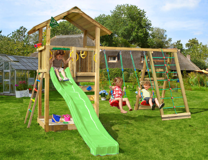 Se Jungle Gym - Legetårn Jungle Gym Sierra 2.1 m/2-Climb Module 220 og grøn rutschebane ✔ Kæmpe udvalg i  Jungle Gym - Køb online på udsalg og tilbud lige nu ✔ Hurtig levering: 1 - 2 Hverdage samt billig fragt - Varenummer: BGH-50309920620874 og barcode / Ean: 5705858721750 på lager - Udsalg på Best selling products Spar op til 55% - Over 1324 kendte brands på udsalg
