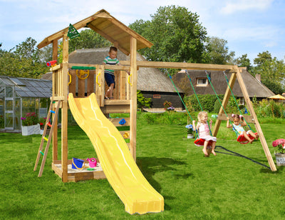 Se Jungle Gym - Legetårn Jungle Gym Sierra 2.1 m/Swing Module 220 og gul rutschebane ✔ Kæmpe udvalg i  Jungle Gym - Køb online på udsalg og tilbud lige nu ✔ Hurtig levering: 1 - 2 Hverdage samt billig fragt - Varenummer: BGH-50309920686410 og barcode / Ean: 5705858721774 på lager - Udsalg på Best selling products Spar op til 53% - Over 1324 kendte brands på udsalg