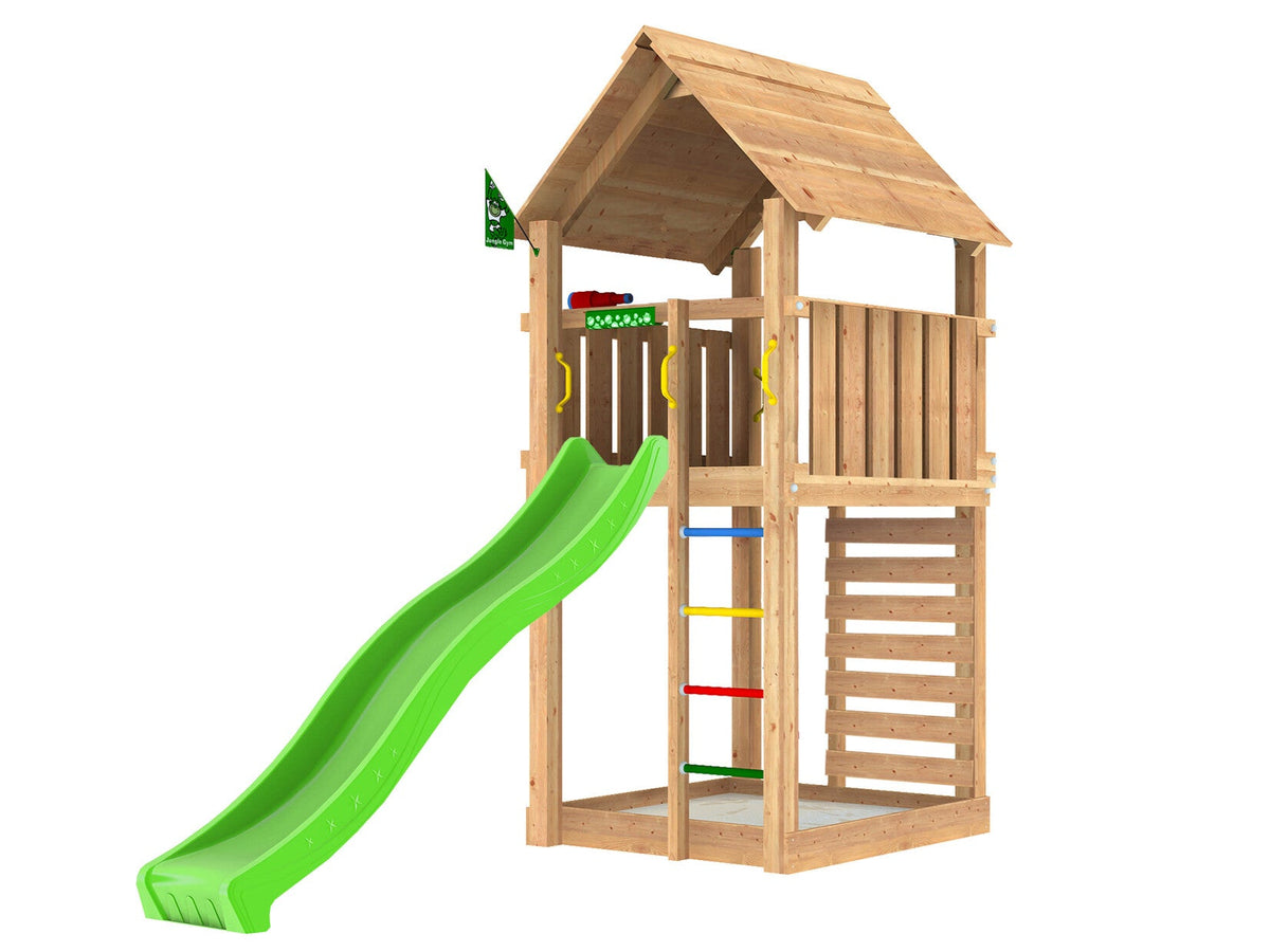 Se Jungle Gym - Legetårn Jungle Gym Cabin 2.1 m/grøn rutschebane ❤ Kæmpe udvalg i Jungle Gym - Køb online på udsalg og tilbud lige nu ❤ Lav fragtpris og hurtig levering - Varenummer: Bolig&Haven-50309919506762 og barcode / Ean: 5705858722146 på lager - Udsalg på Op til 61% rabat - Kendte mærker på udsalg – over 1.329 brands