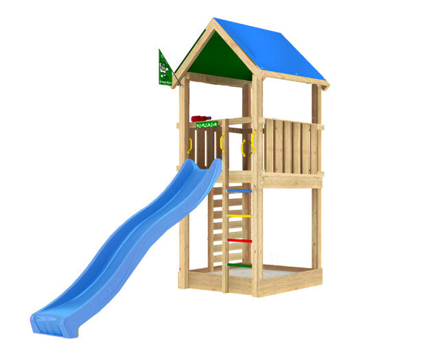 Se Jungle Gym - Legetårn Jungle Gym Lodge 2.1 inkl. blå rutschebane ✔ Kæmpe udvalg i  Jungle Gym - Køb online på udsalg og tilbud lige nu ✔ Hurtig levering: 1 - 2 Hverdage samt billig fragt - Varenummer: BGH-50309921145162 og barcode / Ean: 5705858723075 på lager - Udsalg på Best selling products Spar op til 61% - Over 1324 kendte brands på udsalg