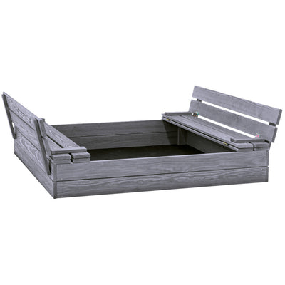 Se Nordic-Play - Sandkasse 120 x 120 cm med vippelåg og bænk, grå, grundmalet ✔ Kæmpe udvalg i  Nordic Play - Køb online på udsalg og tilbud lige nu ✔ Hurtig levering: 1 - 2 Hverdage samt billig fragt - Varenummer: BGH-50510909342026 og barcode / Ean: 5705858077697 på lager - Udsalg på Best selling products Spar op til 65% - Over 1324 kendte brands på udsalg