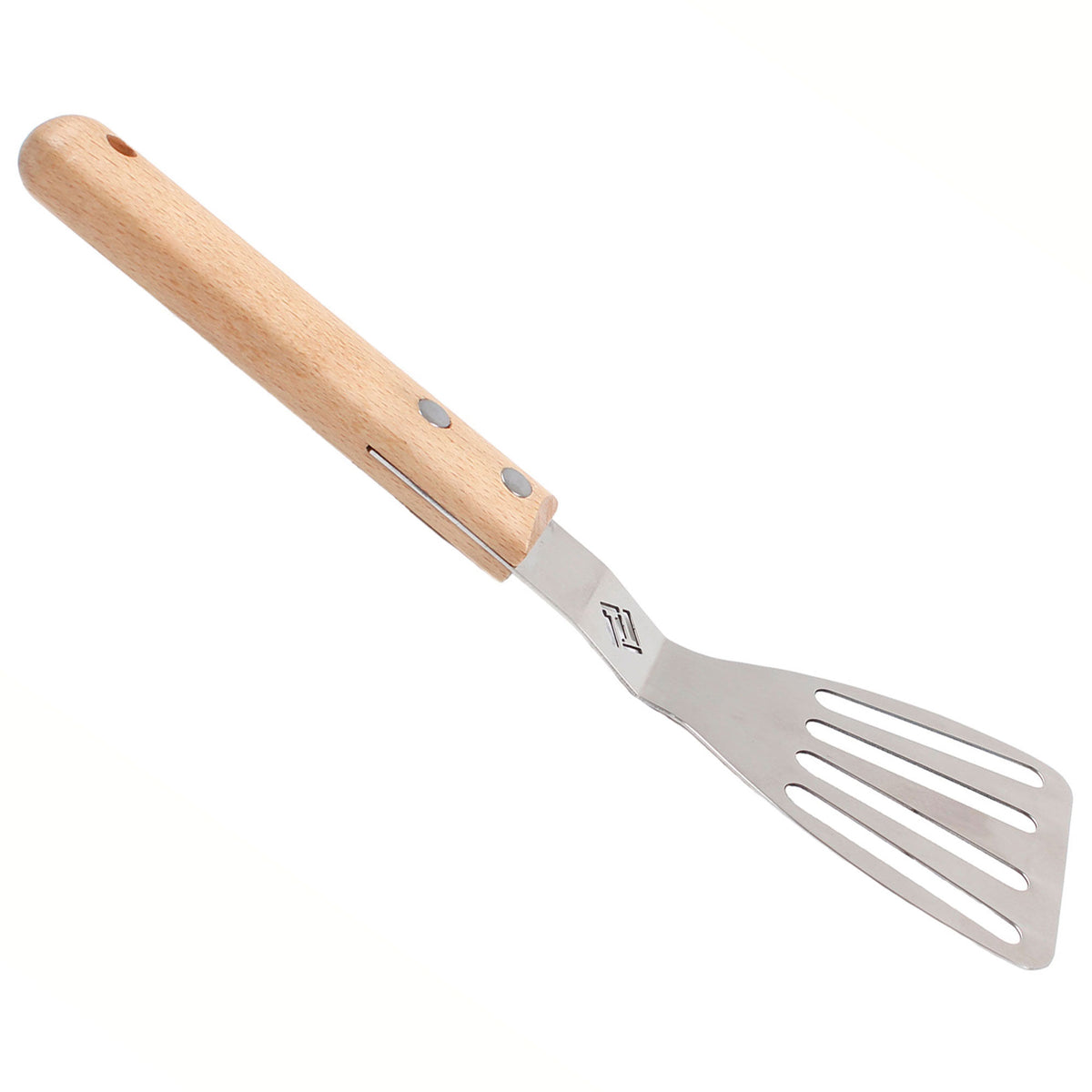 Stabilotherm grillspade på 24 cm i rustfrit stål og bøg