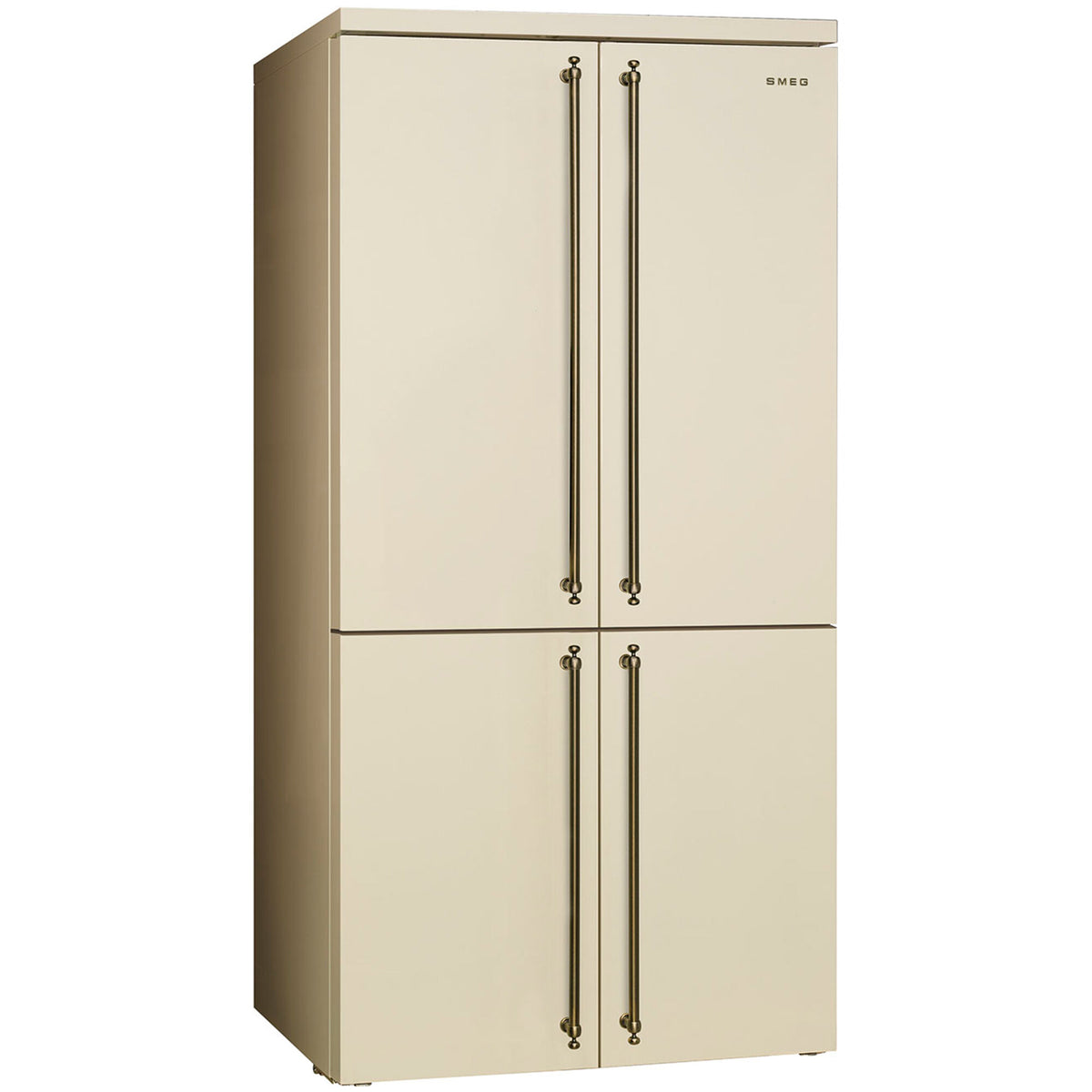 Smeg FQ60CPO6 Colonial French Door kombiskab med fire døre i cremefarve