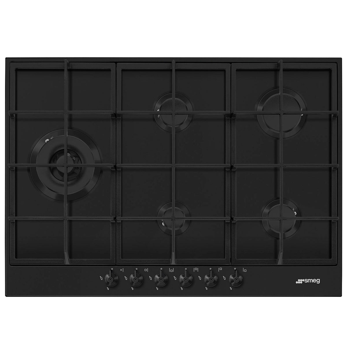 Smeg PX375LMB Classic gaskogeplade i matsort, 75 cm bred