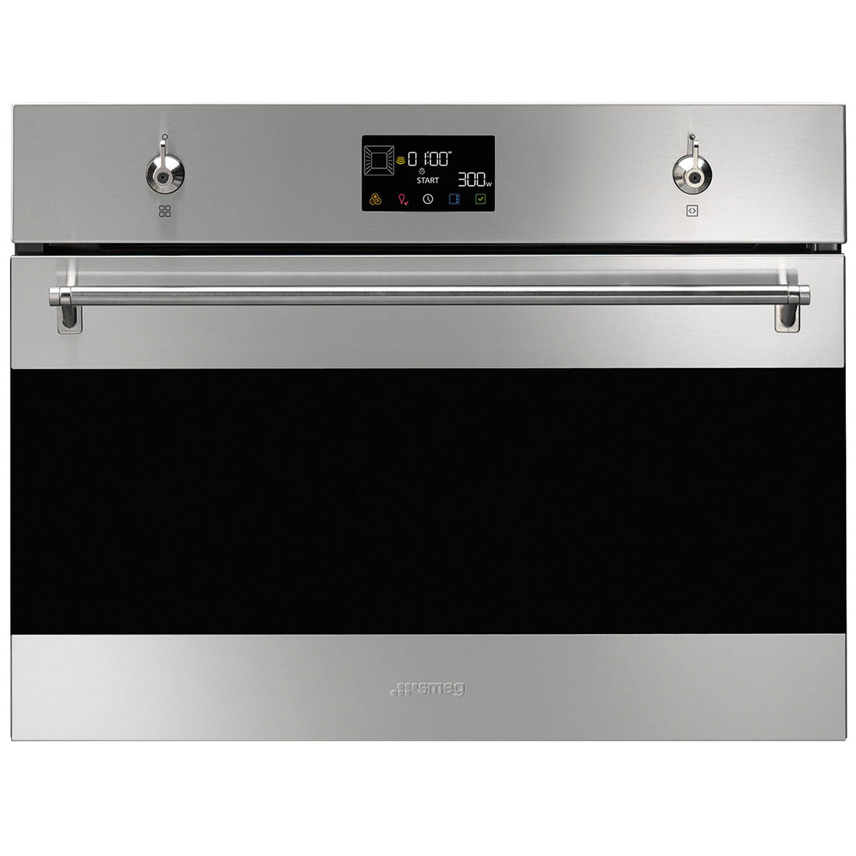 Smeg SO4302M1X Classic kombiovn på 45 cm i rustfrit stål