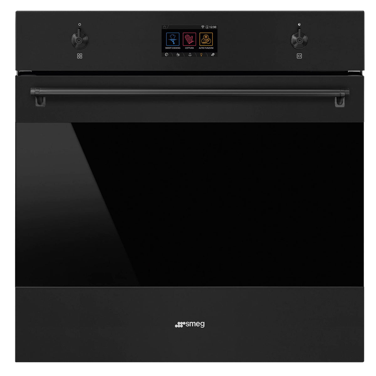 Smeg SO6303APN Classic indbygningsovn med mikro- og dampfunktion i mat sort