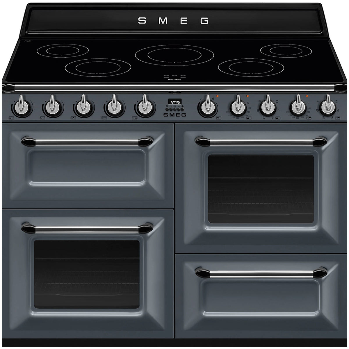 Smeg Victoria TR4110IGR2 induktionskomfur 110 cm i farven slate grey