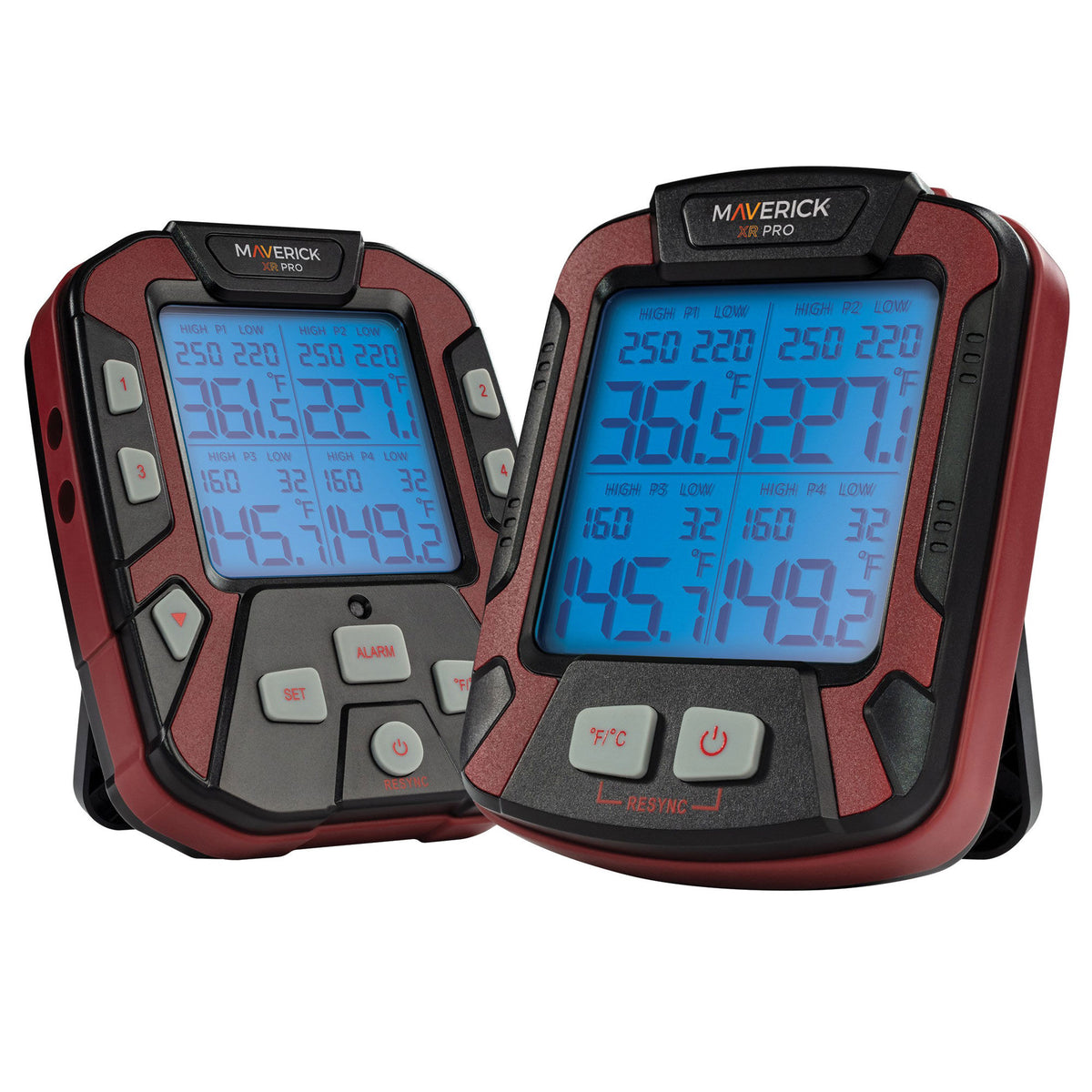 Maverick XR PRO trådløst termometer med fire sonder til grill og madlavning