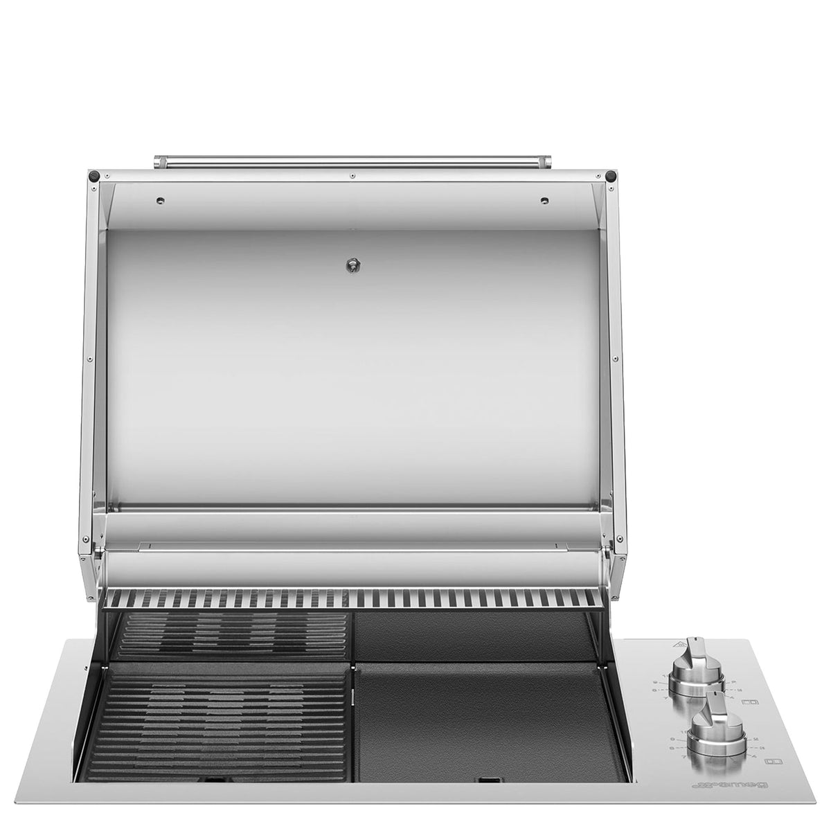 Smeg BBQE90X elektrisk grill på 90 cm i rustfrit stål fra PowerGrill-serien