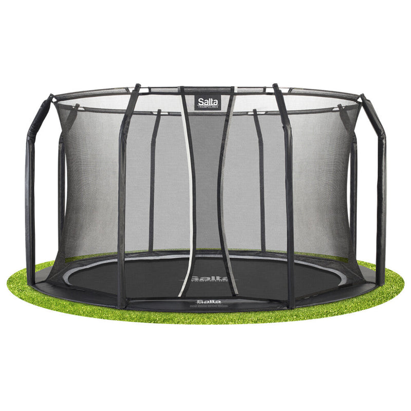 Salta - Trampolin Royal Baseground Ø305 cm, sort inkl. sikkerhedsnet Salta