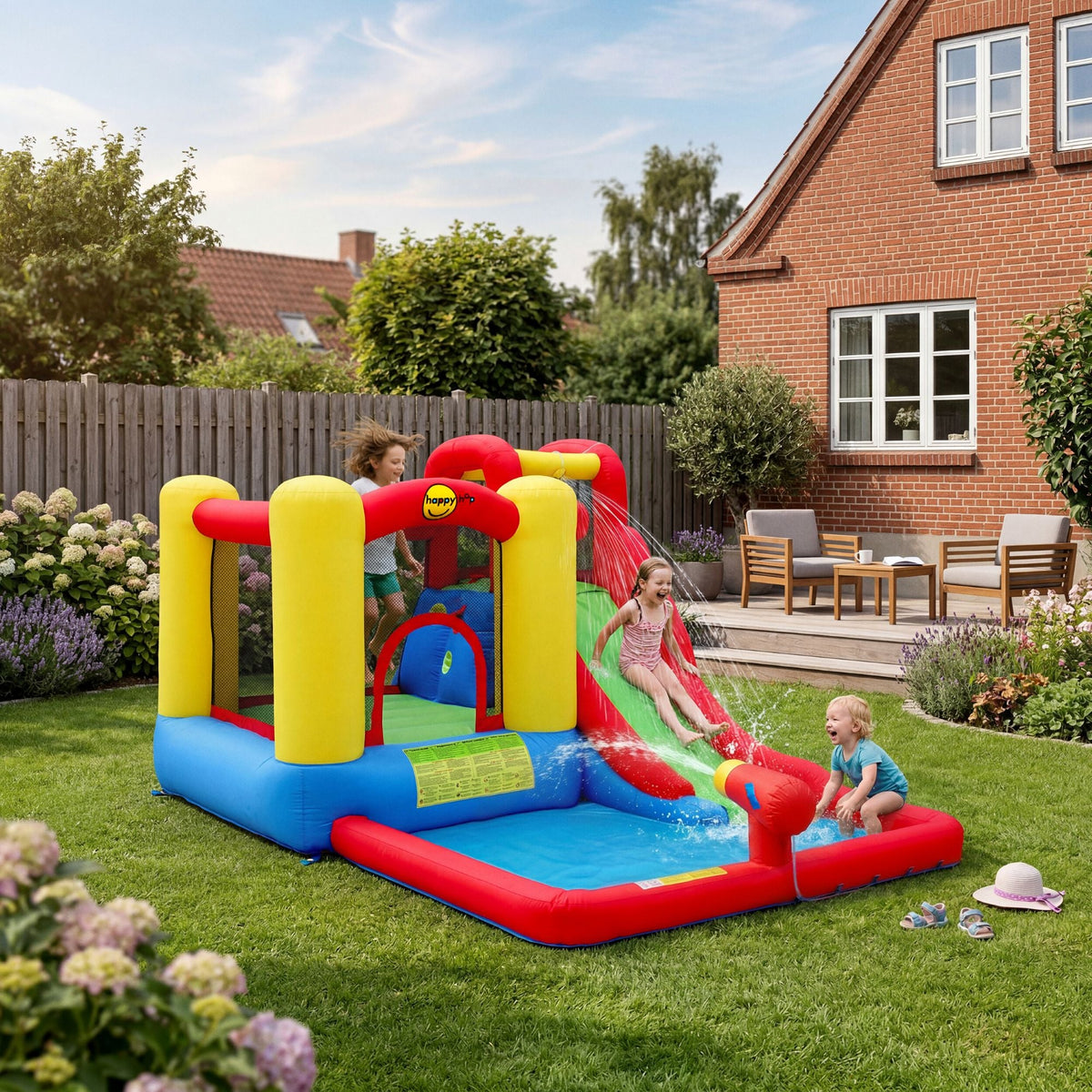 Se HappyHop - Jump & Splash Adventure Zone med vandkanon ❤ Kæmpe udvalg i HappyHop - Køb online på udsalg og tilbud lige nu ❤ Billig fragt og hurtig levering - Varenummer: Bolig&Haven-61781844296010 og barcode / Ean: 6933491992711 på lager - Udsalg på Store besparelser – op til 67% - Spar stort på mere end 2.739 brands