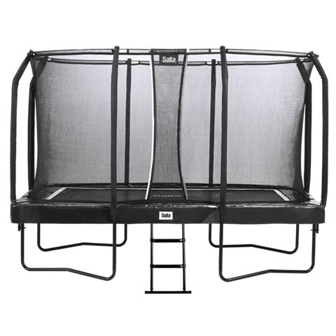 Se Salta Trampolin First Class rektangulær 366x214 cm, sort inkl. stige & sikkerhedsnet ❤ Kæmpe udvalg i Salta - Køb online på udsalg og tilbud lige nu ❤ Super billig fragt og lynhurtig levering - Varenummer: Bolig&Haven-42438333628668 og barcode / Ean: 8719425453811 på lager - Udsalg på Op til 63% rabat - Find tilbud fra over 2.739 mærker