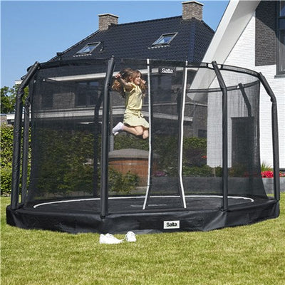 Se Salta Trampolin Premium Ground Ø305 cm inkl. sikkerhedsnet ✔ Kæmpe udvalg i  Salta - Køb online på udsalg og tilbud lige nu ✔ Hurtig levering: 1 - 2 Hverdage samt billig fragt - Varenummer: BGH-42438333890812 og barcode / Ean: 8719425458526 på lager - Udsalg på Best selling products Spar op til 66% - Over 1354 kendte brands på udsalg