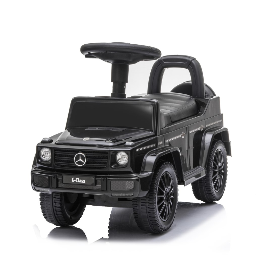Sort gåbil Mercedes-Benz G350D fra Nordic Play til de mindste