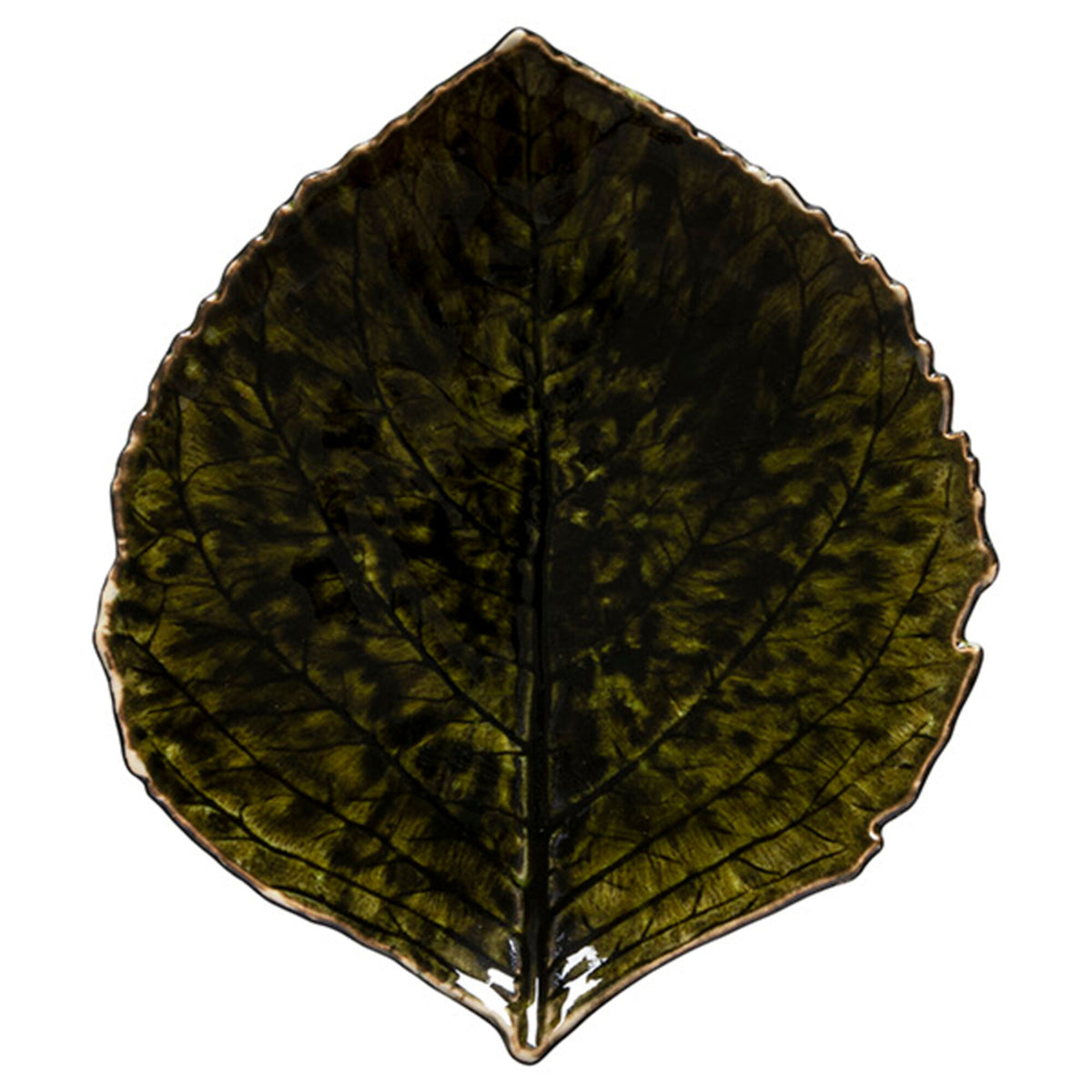 Costa Nova Riviera Hydrangea Leaf fad på 17 cm formet som et hortensiablad