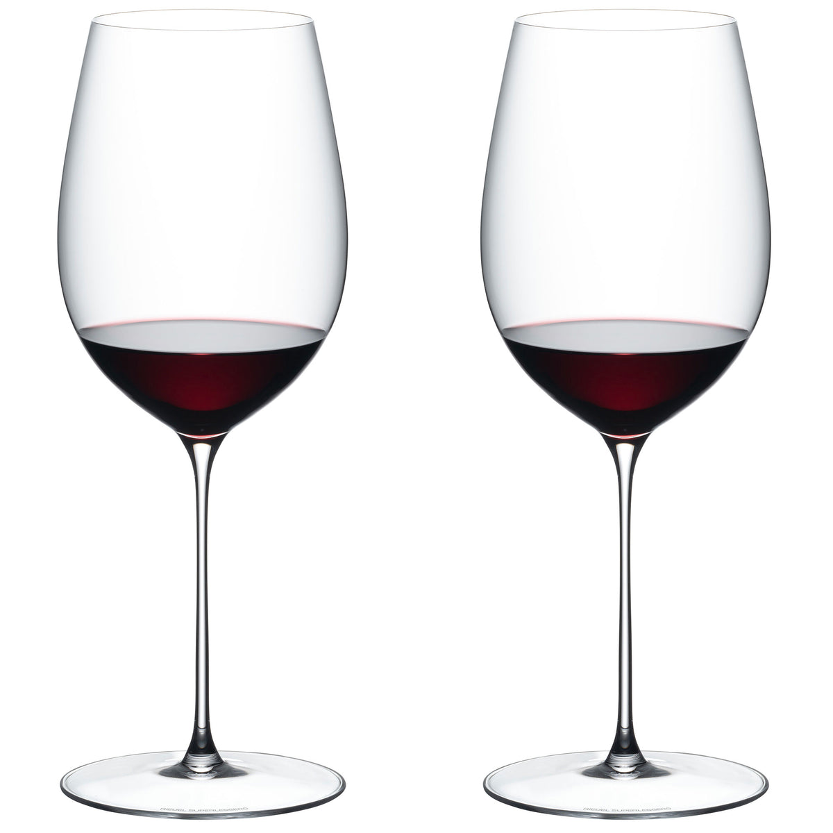 To Riedel Cabernet/Merlot/Bordeaux rødvinsglas i jubilæumsudgave
