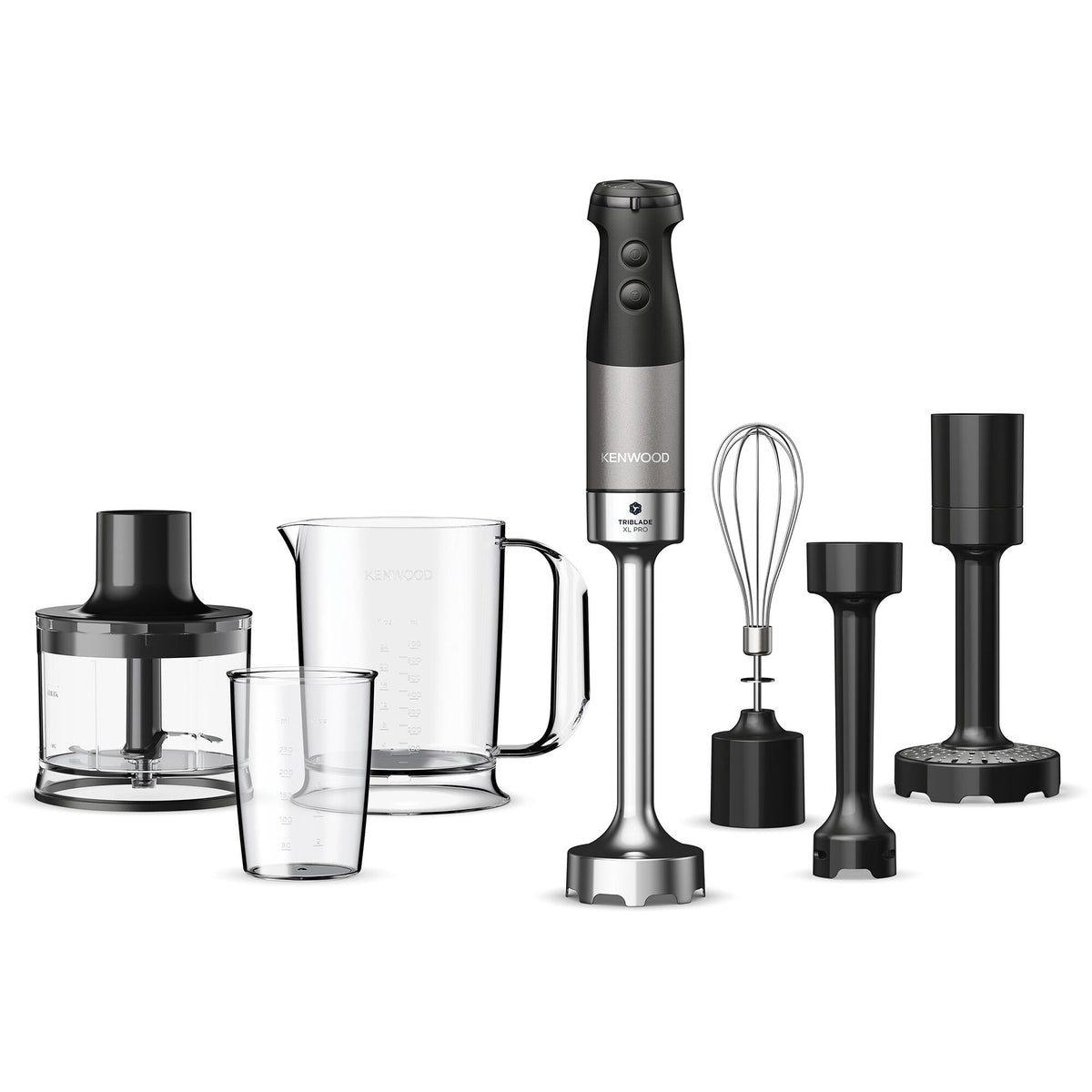 Sort Kenwood Triblade XL Pro stavblender HBM80.327.BK med 1200 W motor