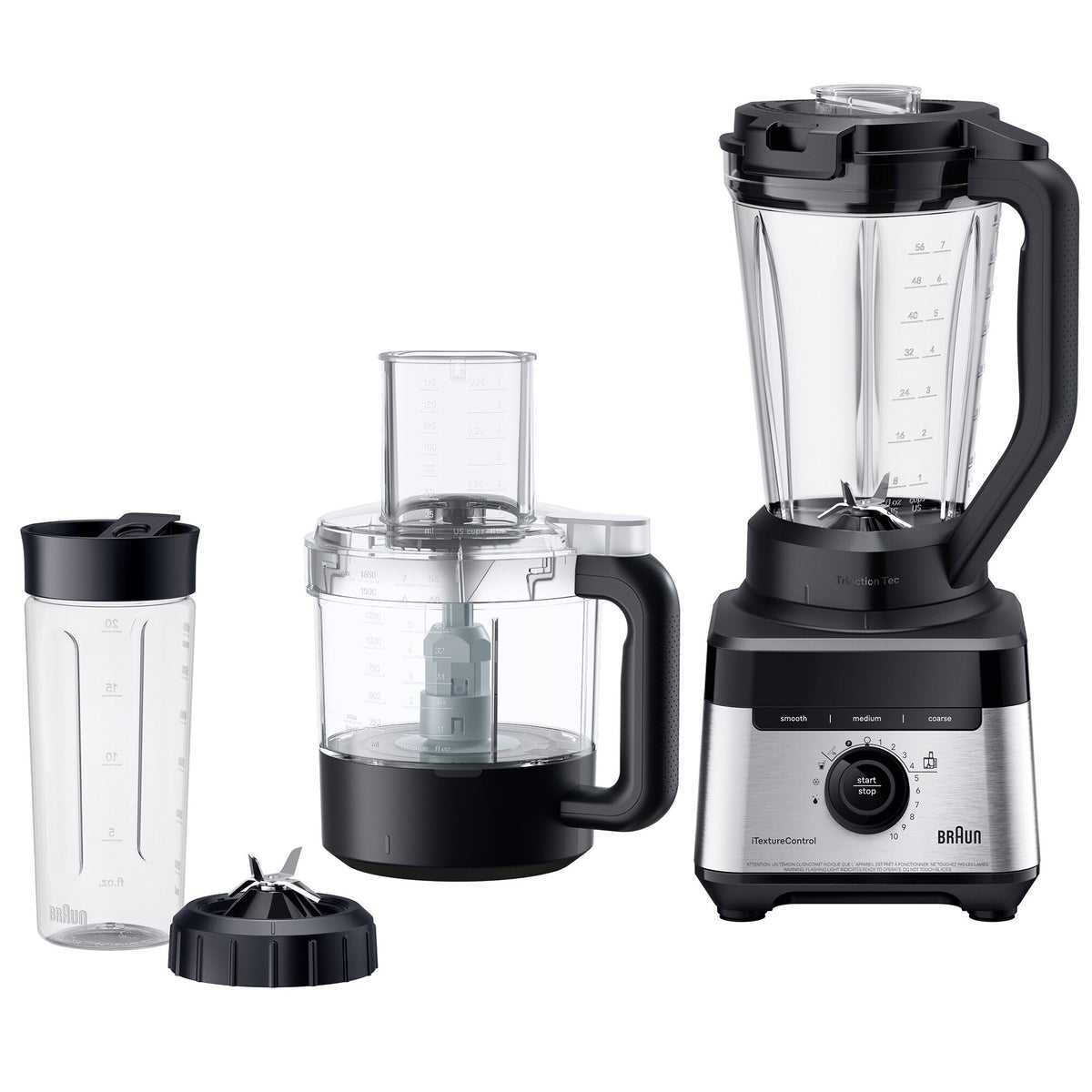 Sort Braun JB7568.BK foodprocessor i kompakt design