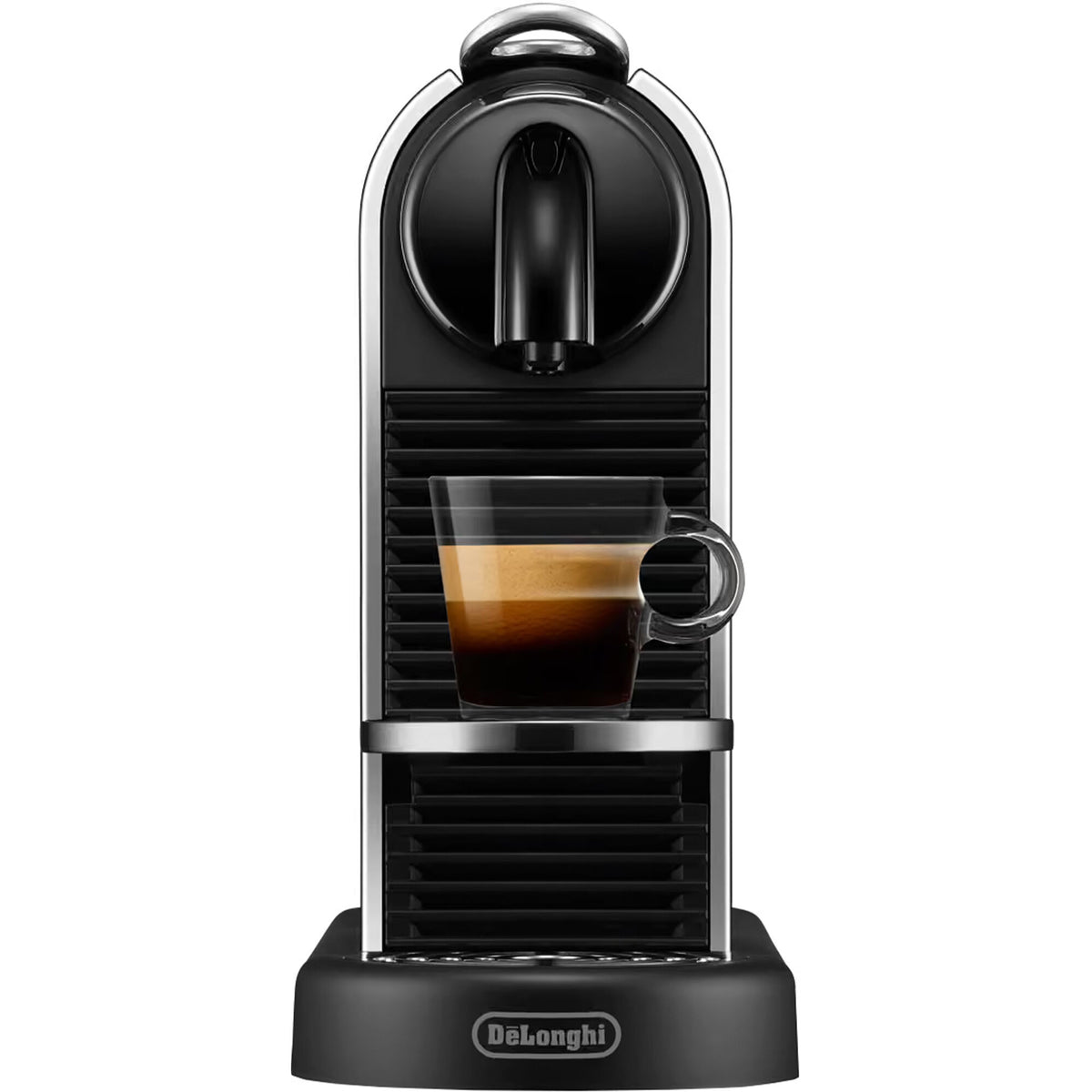 Nespresso CitiZ Platinum EN220.M kapselmaskine fra Delonghi med markant design