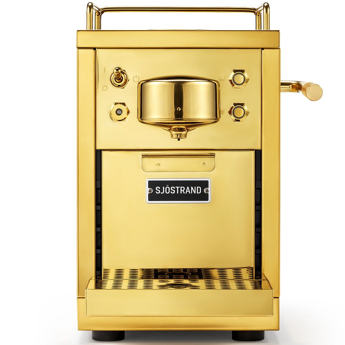 Sjöstrand Coffee The Original 2 kapselmaskine i messing